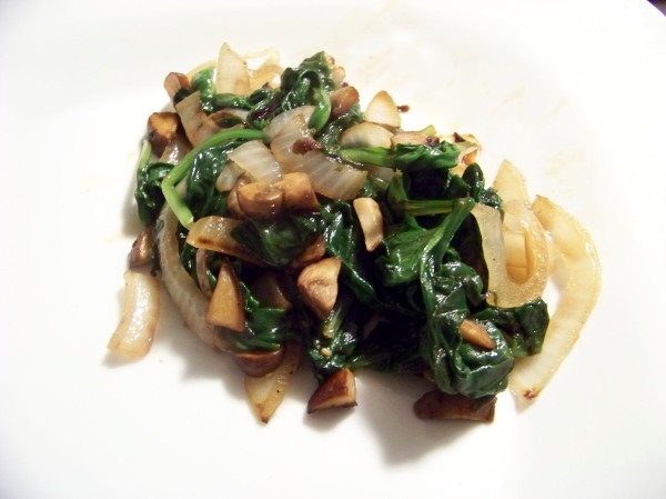 Sauted spinach